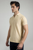 Textured Johnny Collar Polo - 5005