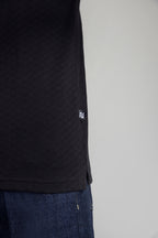 Textured Johnny Collar Polo - 5005