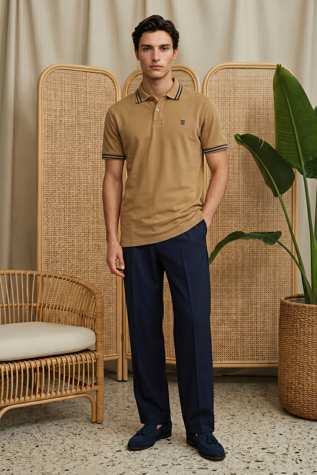 Jacquard Polo - 6001