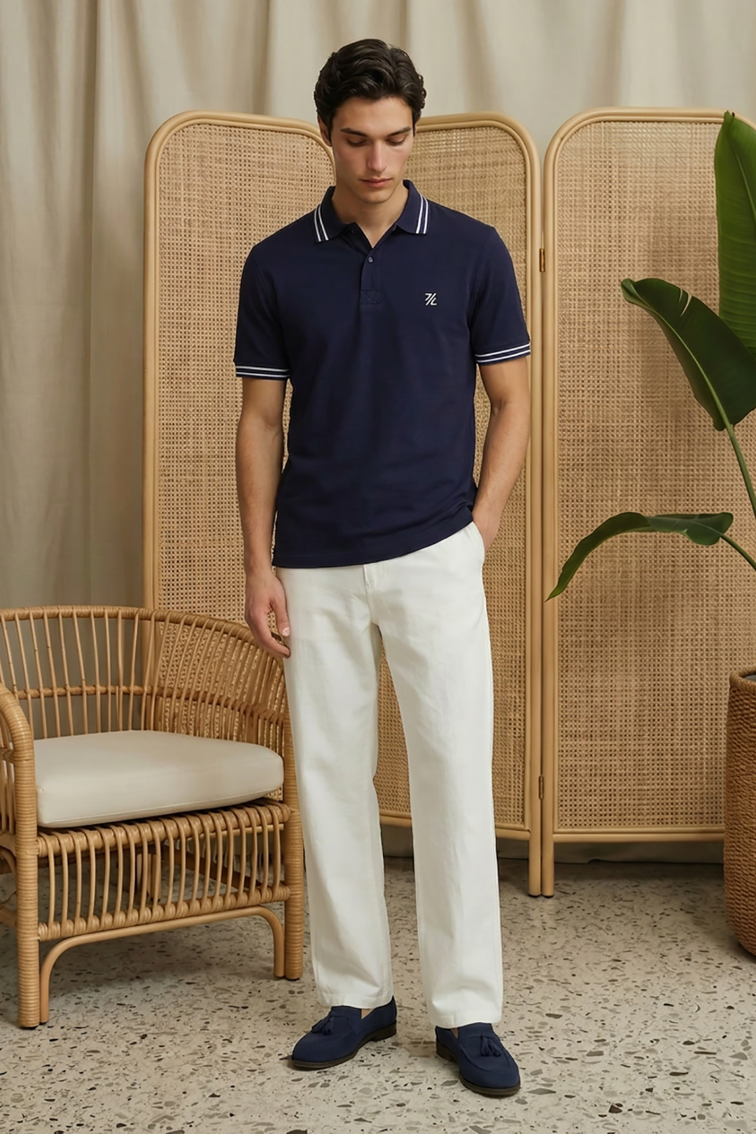 Jacquard Polo - 6001