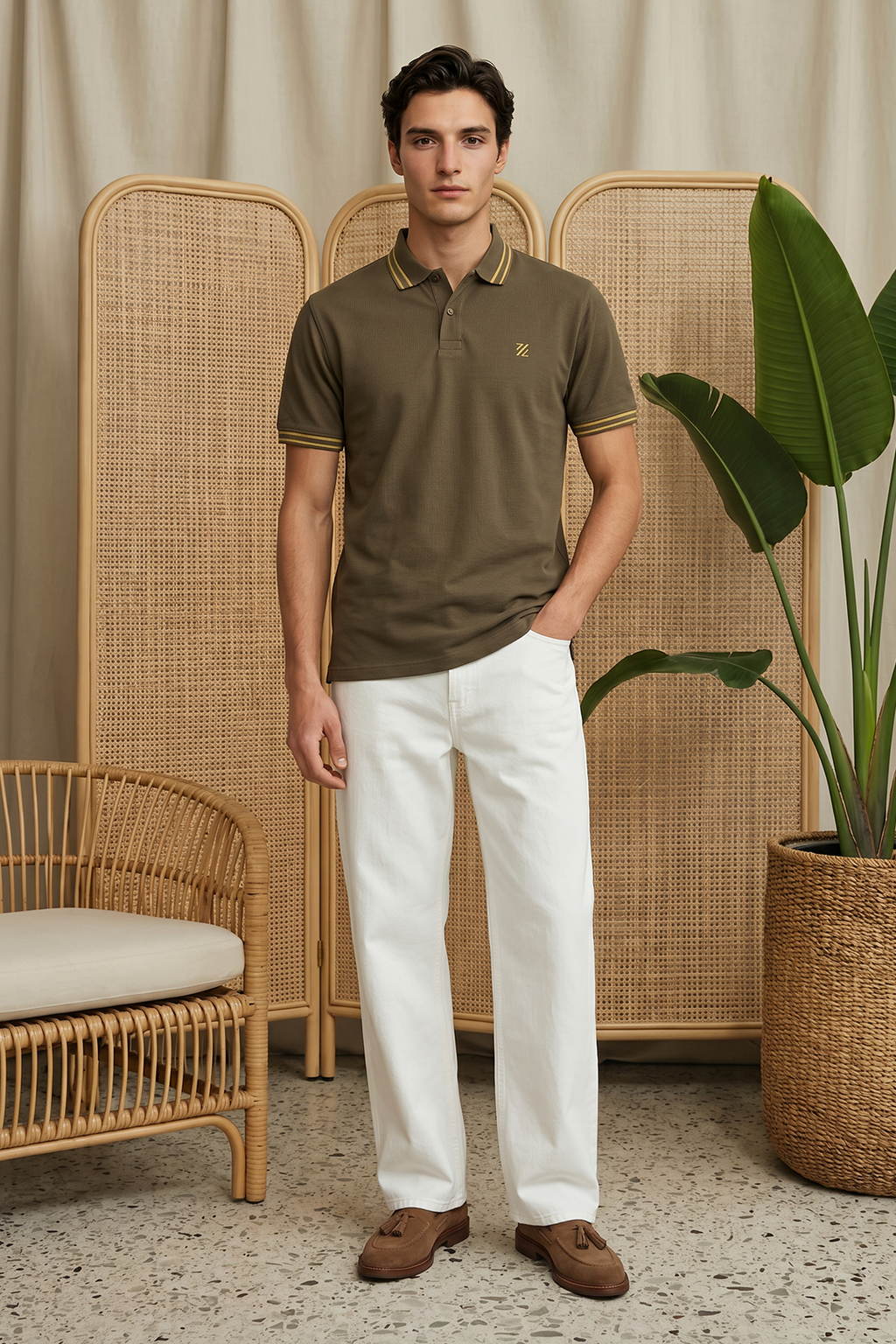 Jacquard Polo - 6001