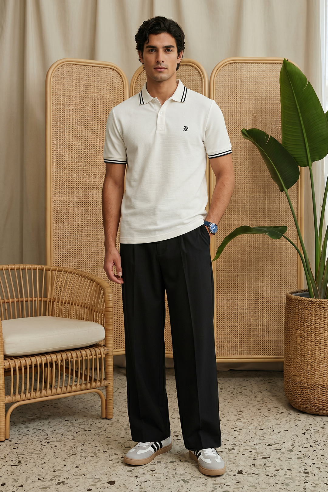 Jacquard Polo - 6001