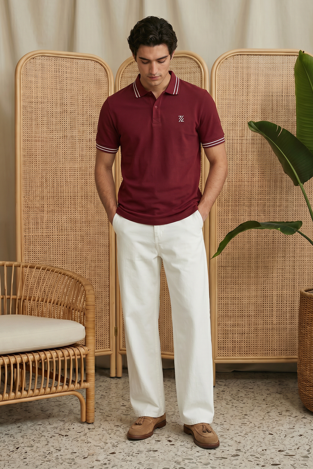 Jacquard Polo - 6001
