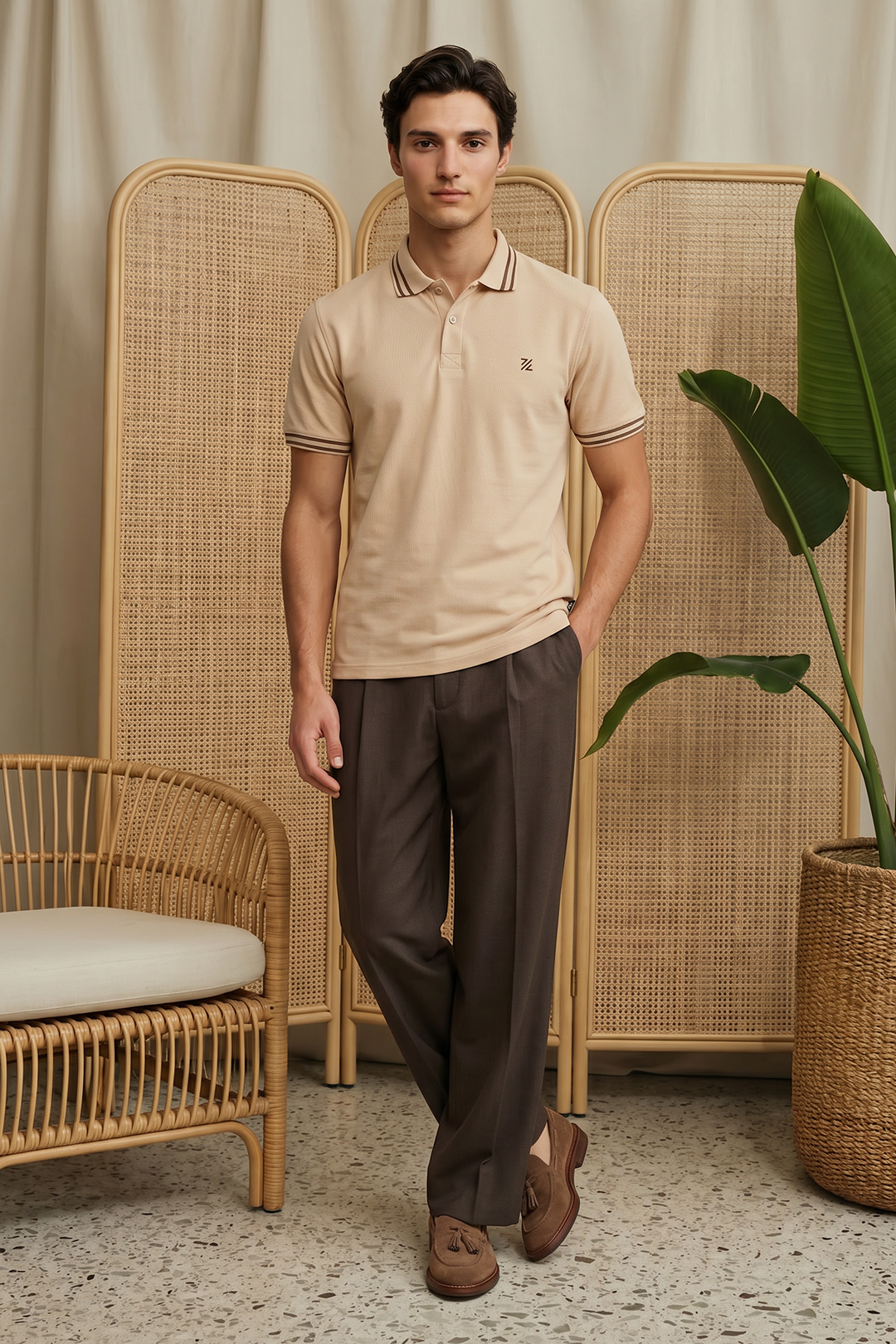 Jacquard Polo - 6001