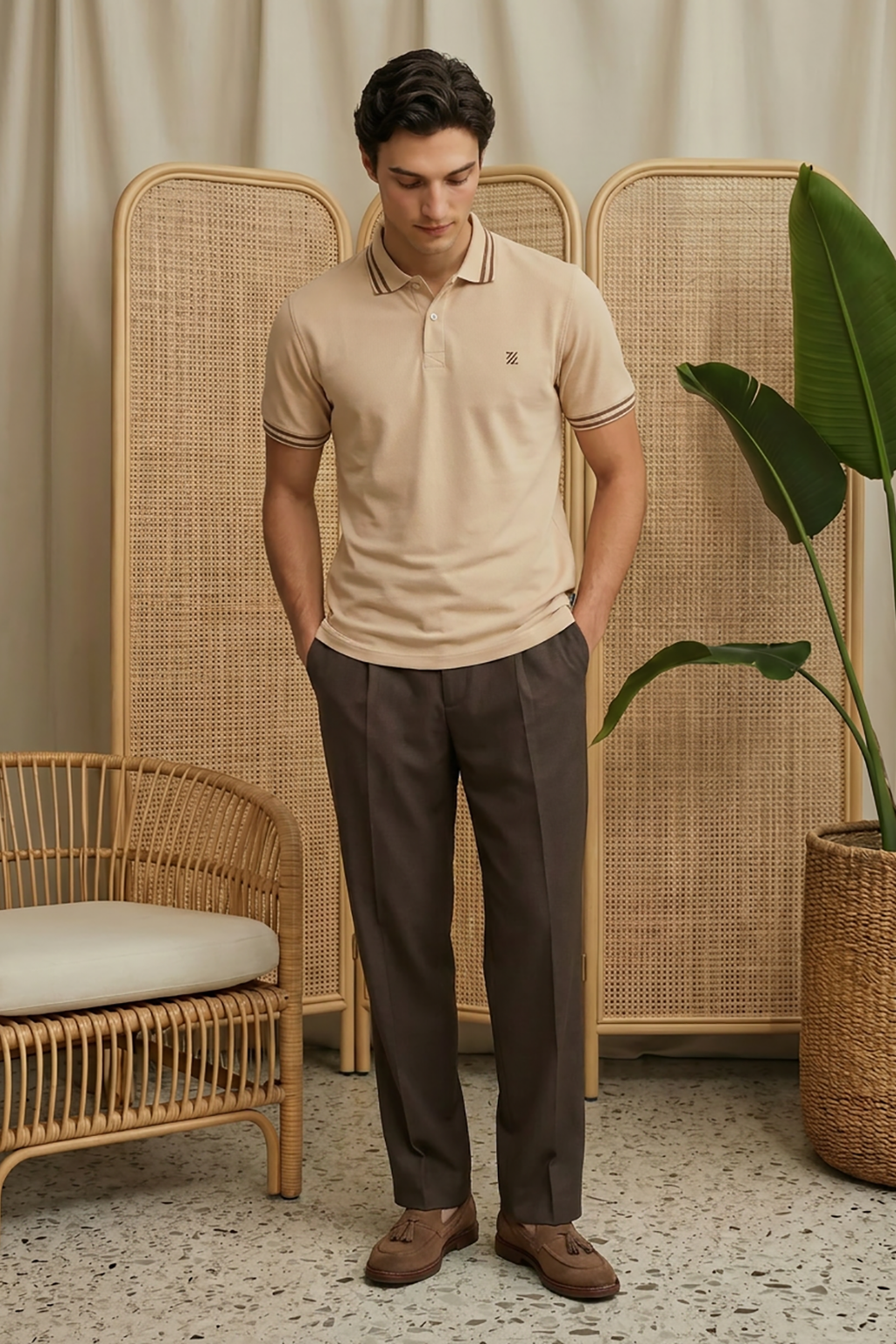 Jacquard Polo - 6001