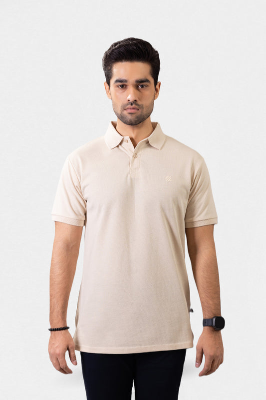 Herringbone Textured Polo - 5001
