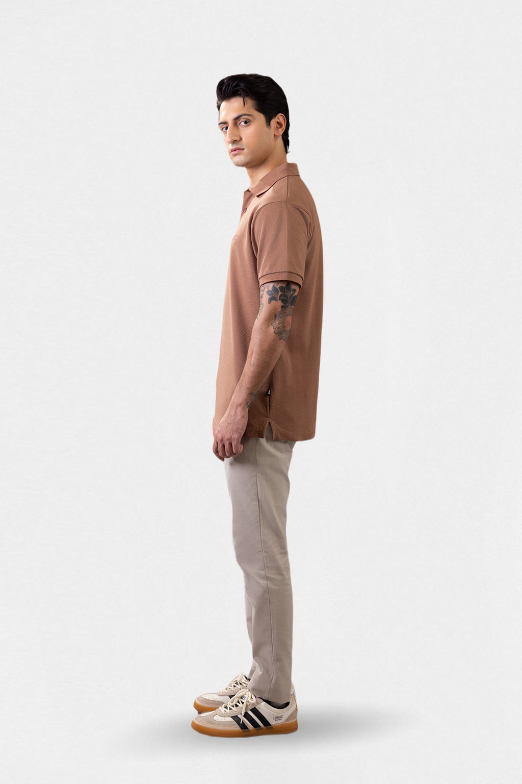 Pop Corn Knit Polo - 5001