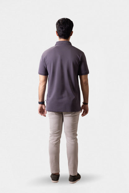 Herringbone Textured Polo - 5001