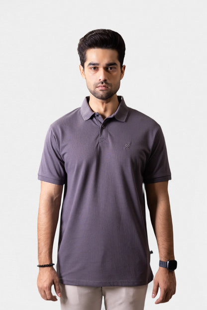 Herringbone Textured Polo - 5001