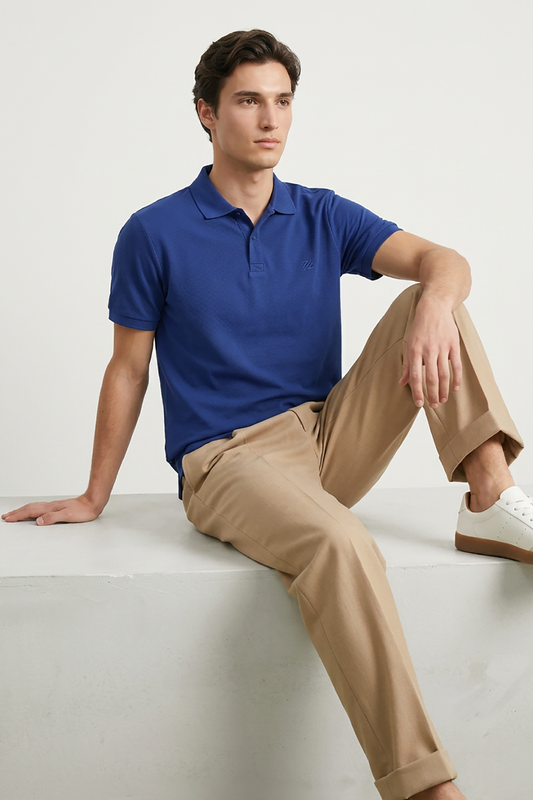 Pop Corn Knit Polo - 5001