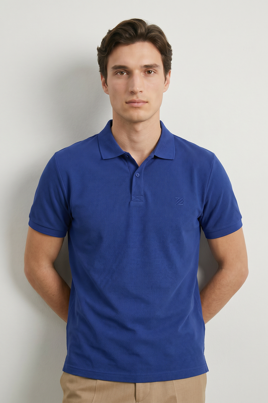 Pop Corn Knit Polo - 5001