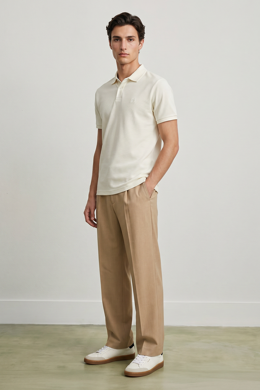 Pop Corn Knit Polo - 5001