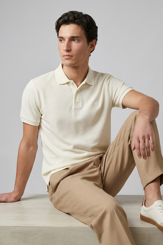 Pop Corn Knit Polo - 5001