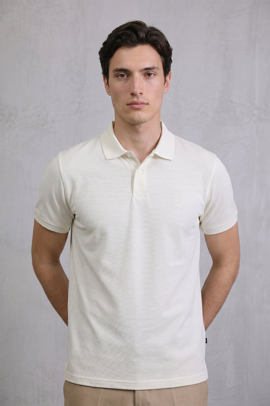 Pop Corn Knit Polo - 5001