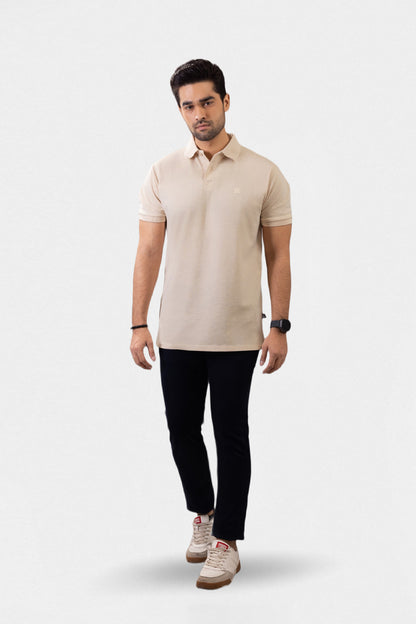 Herringbone Textured Polo - 5001