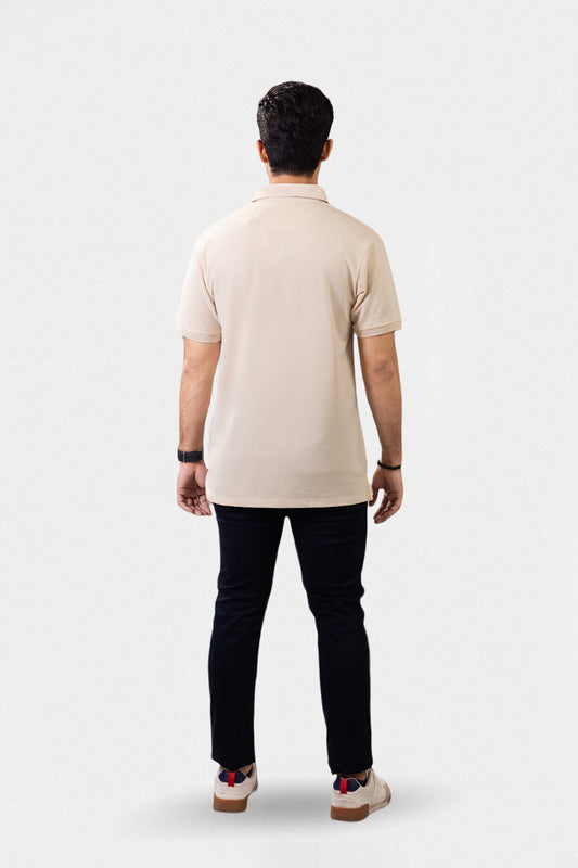 Herringbone Textured Polo - 5001