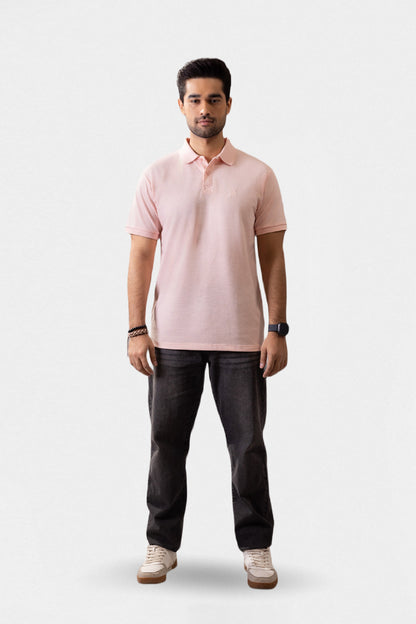 Herringbone Textured Polo - 5001