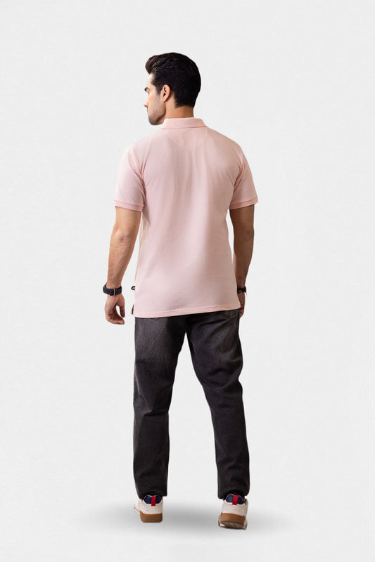 Herringbone Textured Polo - 5001