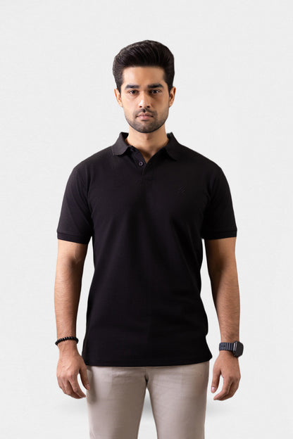 Herringbone Textured Polo - 5001