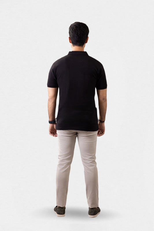 Herringbone Textured Polo - 5001
