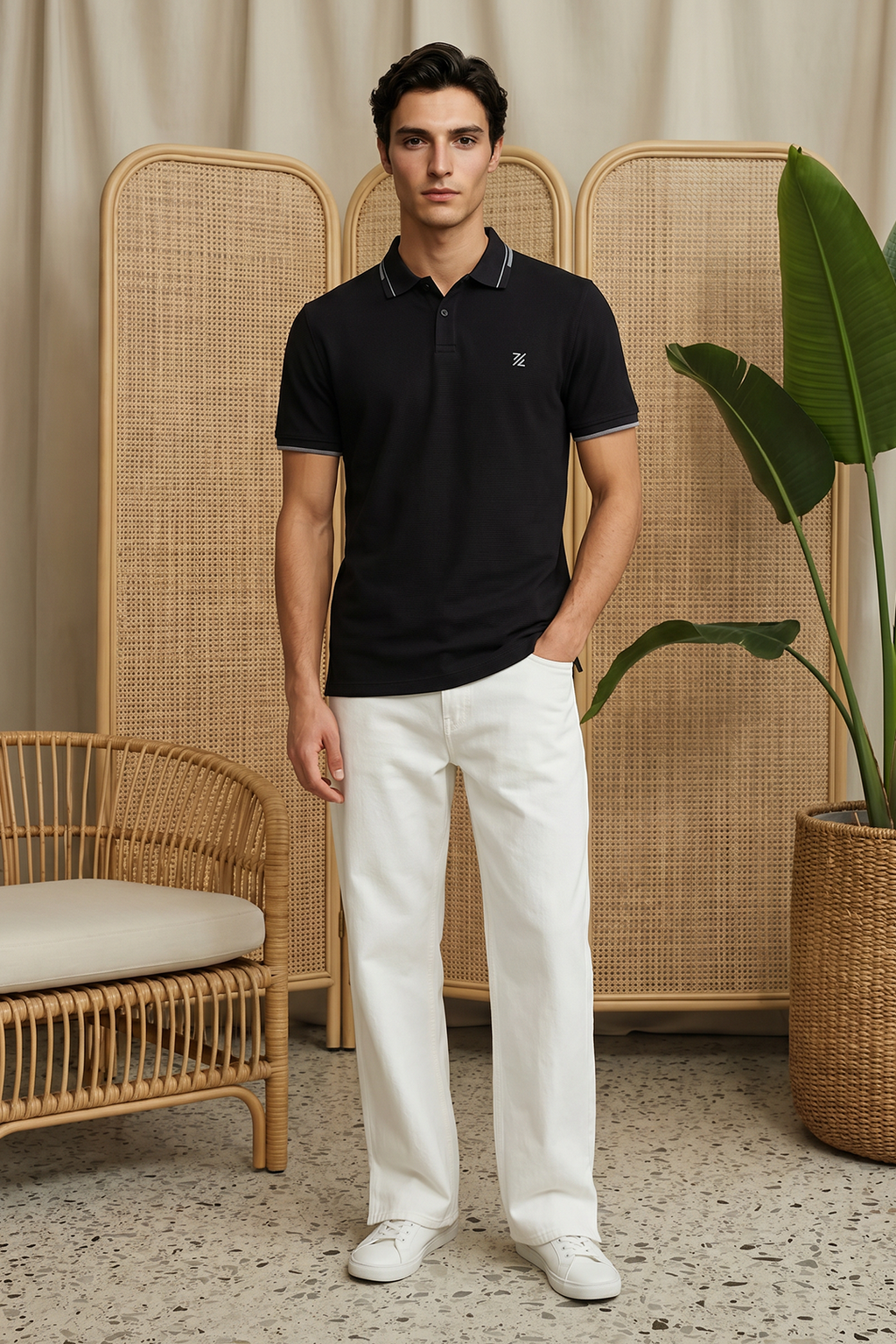 Vintage Collar Polo - 6001