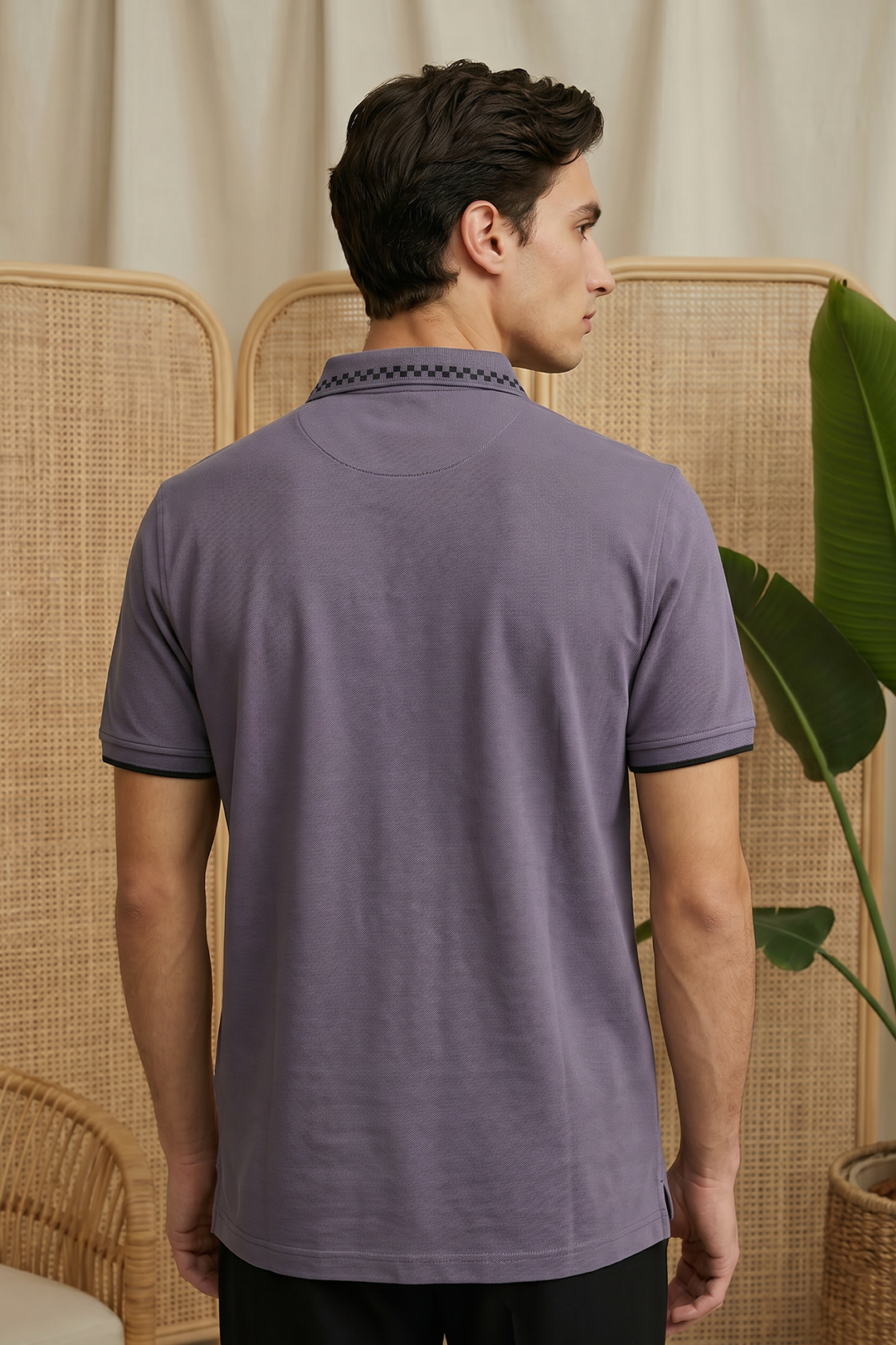 Geomatery Collar Polo - 6002