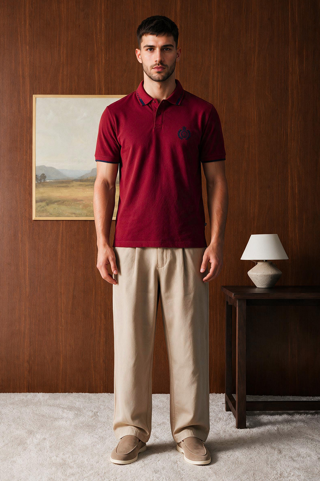 Geomatery Collar Polo - 6002