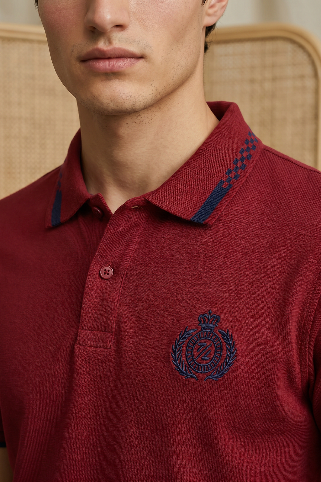 Geomatery Collar Polo - 6002