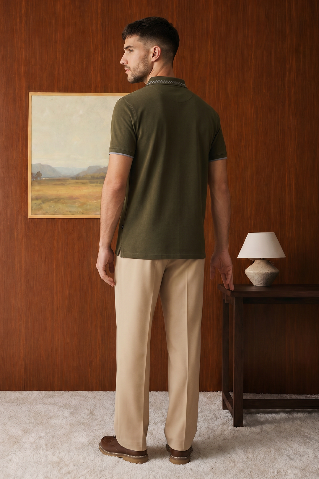 Geomatery Collar Polo - 6002