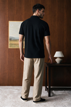 Polka Dot Textured Polo - 6003