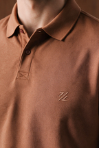 Polka Dot Textured Polo - 6003