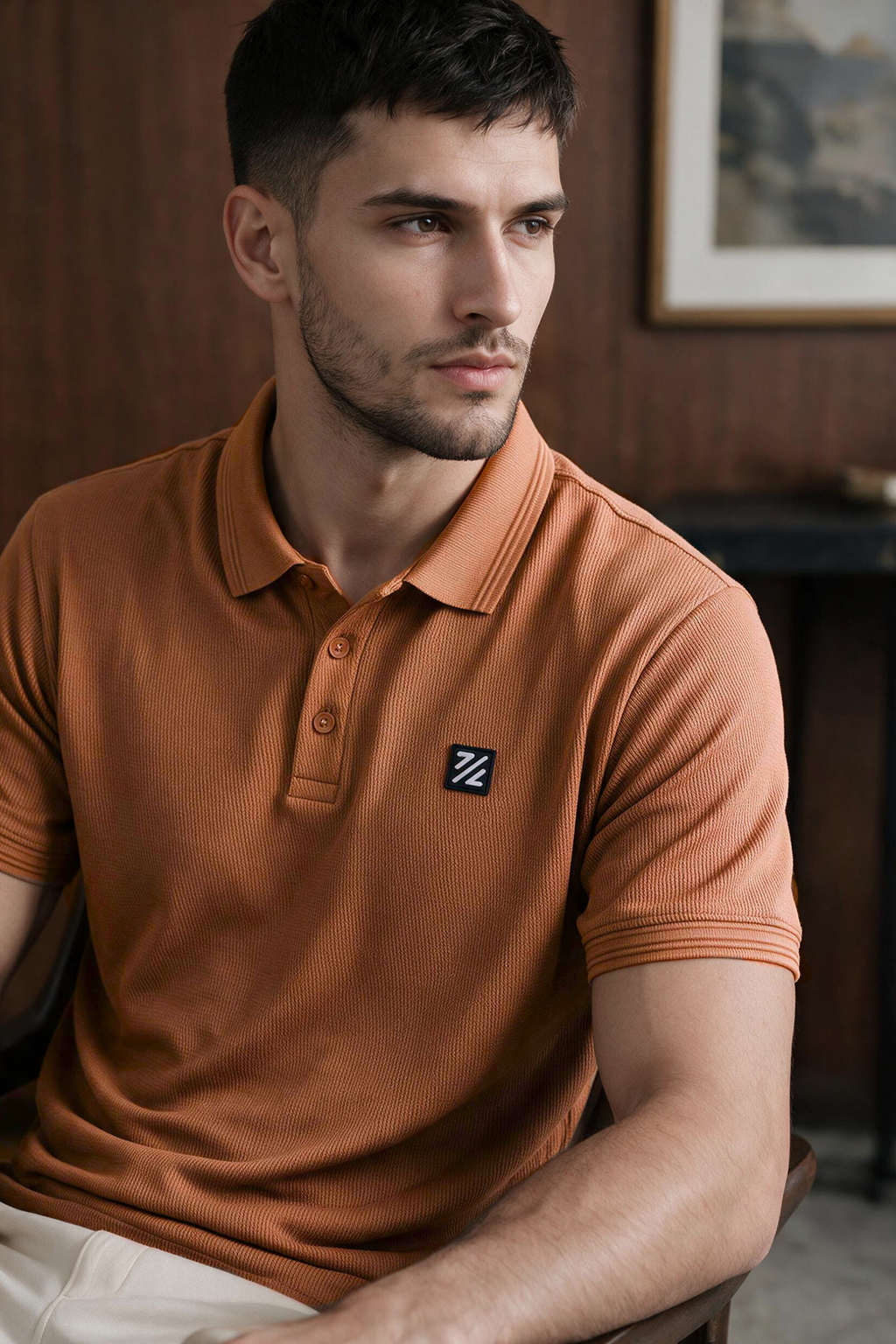 Textured Polo - 6005