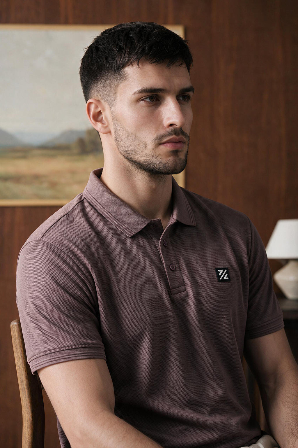 Textured Polo - 6005