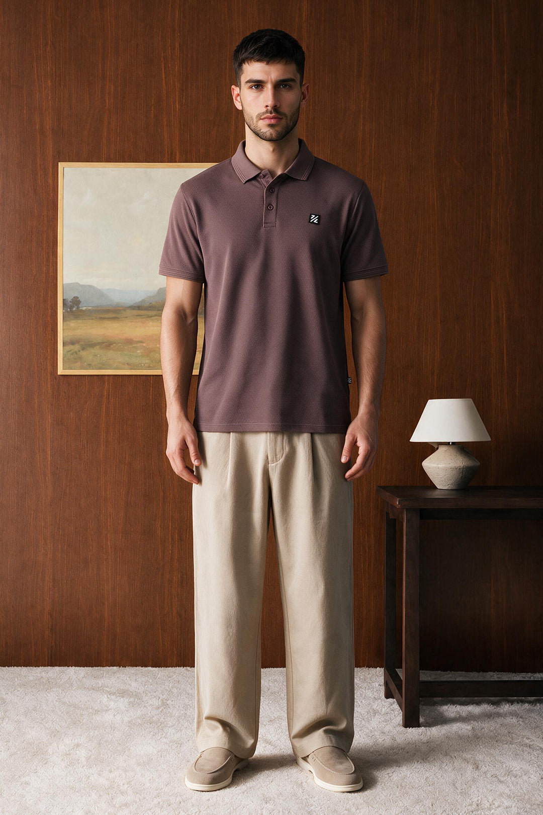 Textured Polo - 6005