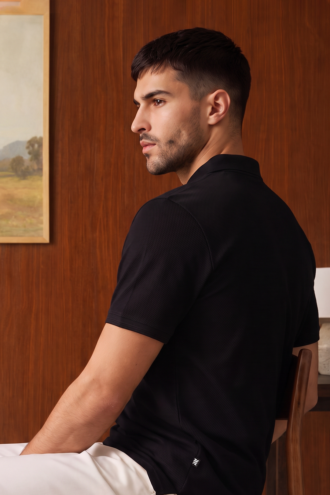 Textured Polo - 6005