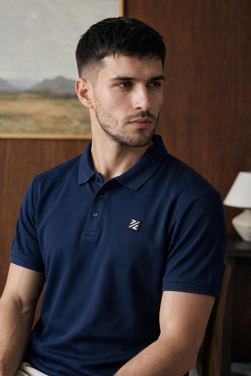 Textured Polo - 6005