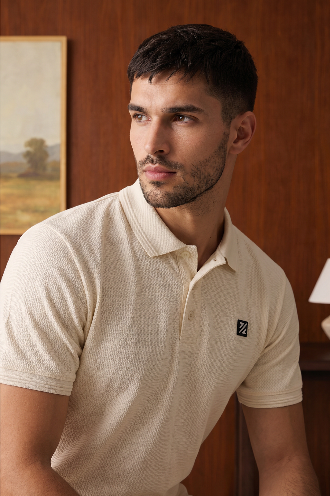 Textured Polo - 6005