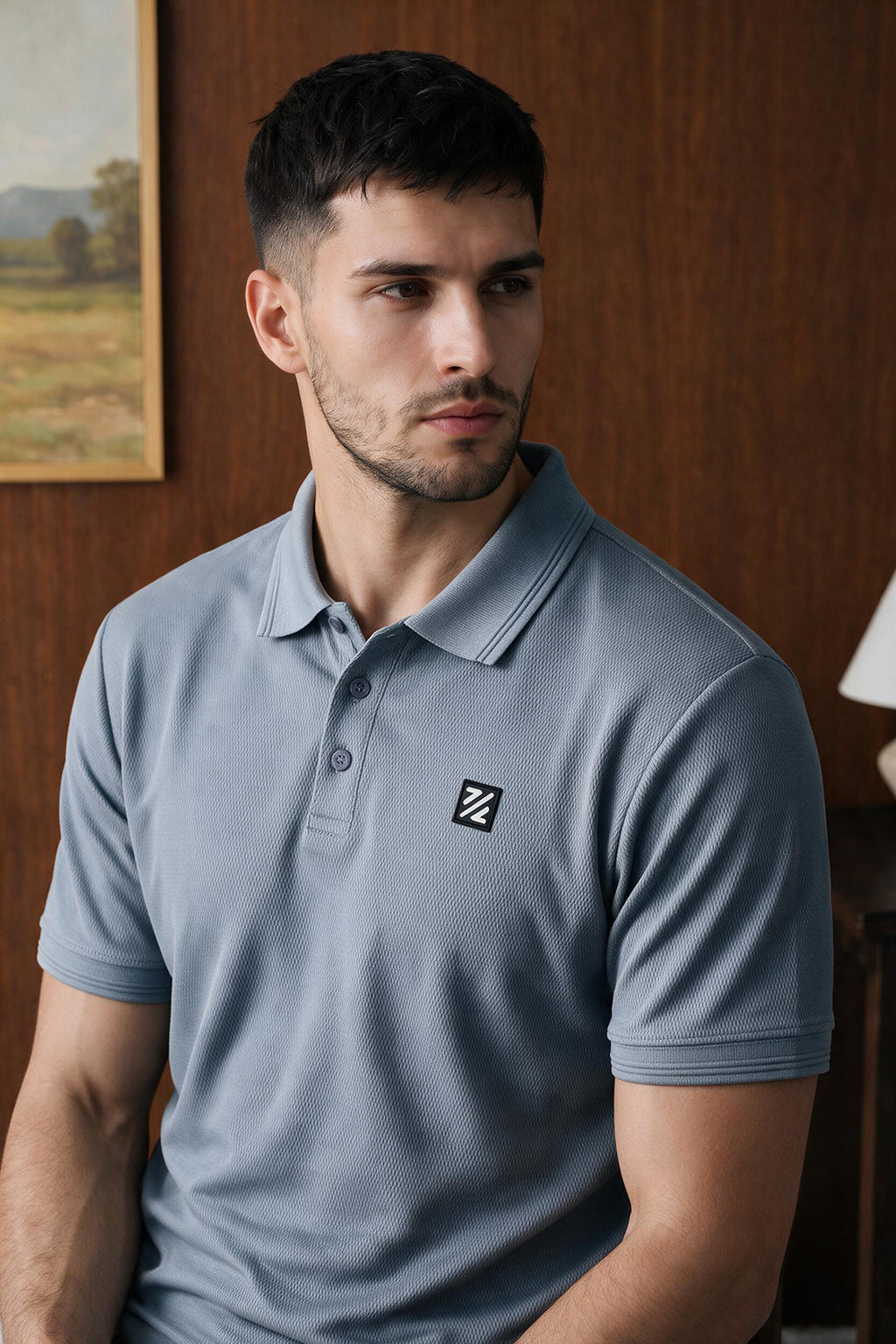 Textured Polo - 6005