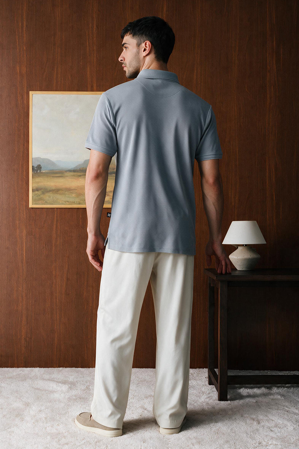 Textured Polo - 6005