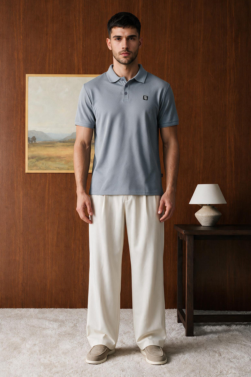 Textured Polo - 6005