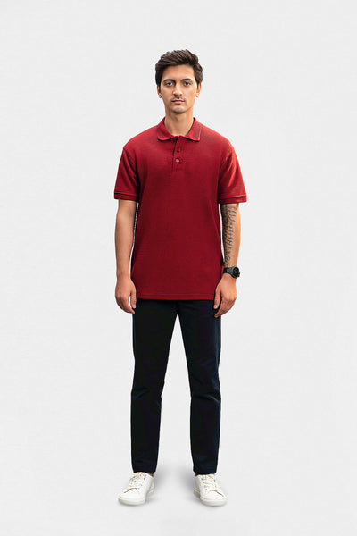 Textured Polo - 5001