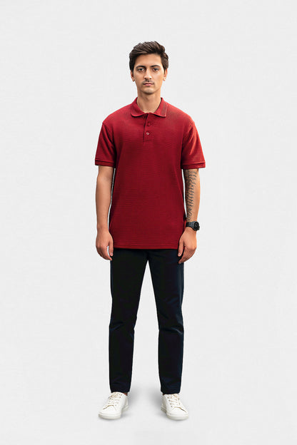 Textured Polo - 5001