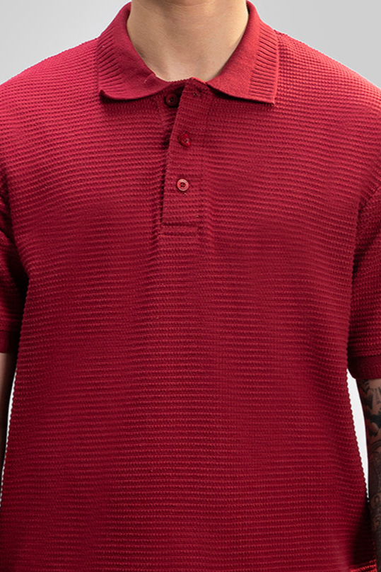 Textured Polo - 5001