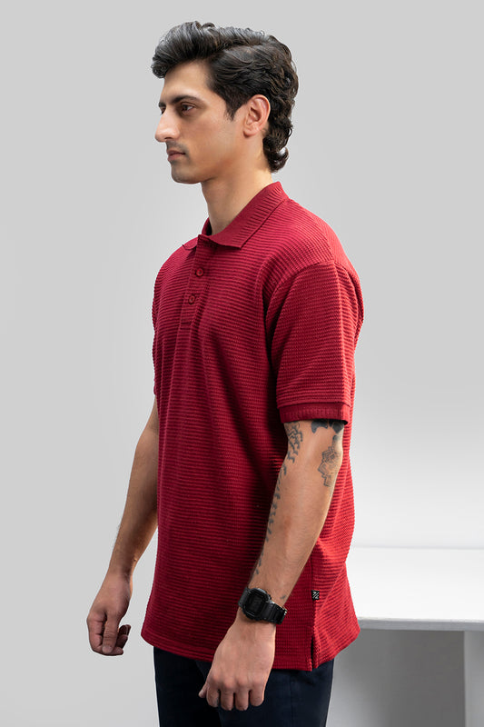 Textured Polo - 5001