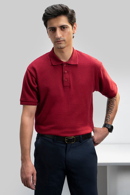 Textured Polo - 5001