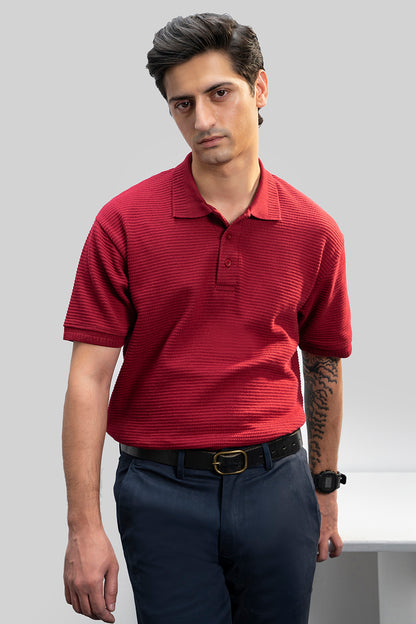 Textured Polo - 5001