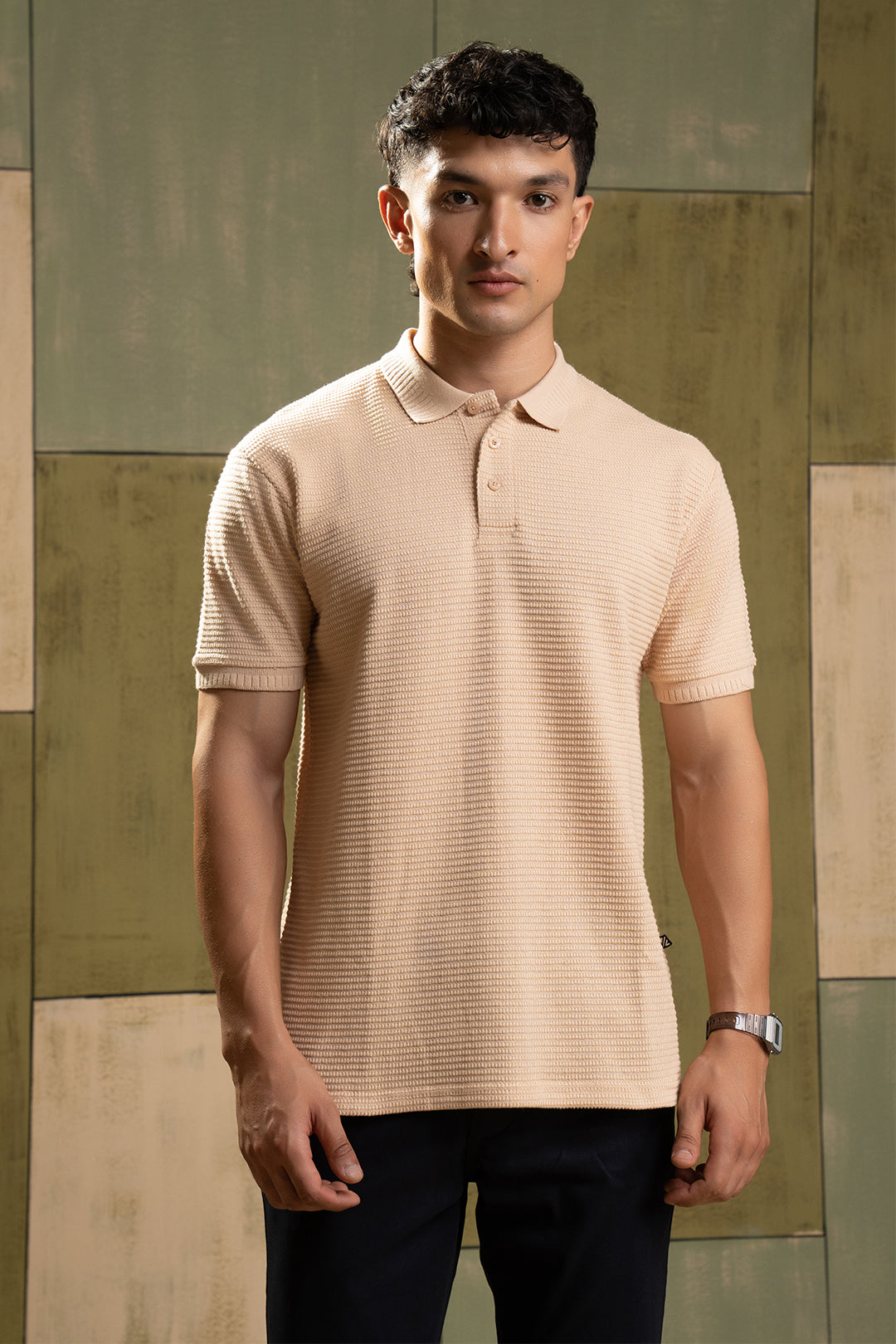 Textured Polo - 5003