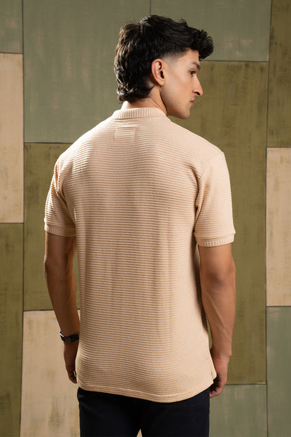 Textured Polo - 5003