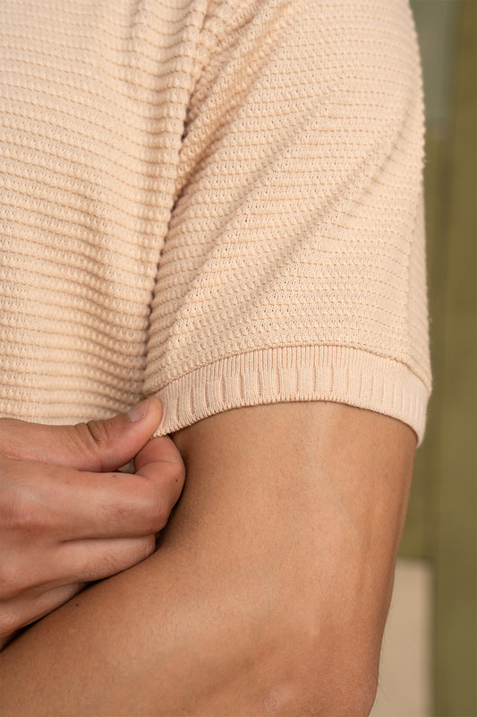 Textured Polo - 5003