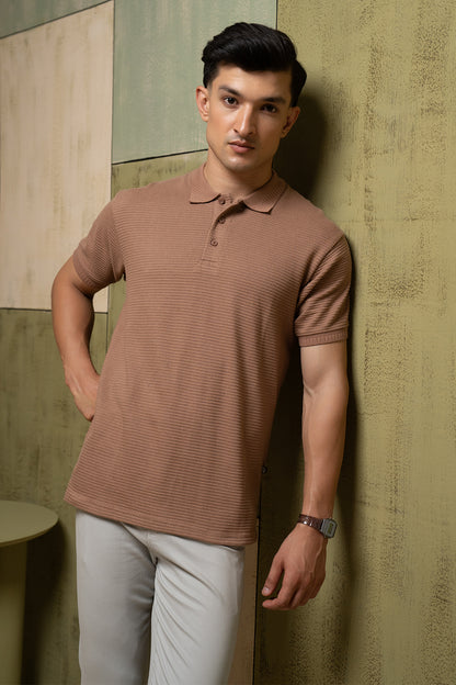 Textured Polo - 5004